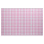 Roze roos en wit geruit geruit gingham stof (Yard (91,4 cm))