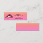 Roze roos foto bloemige Visitekaartjes (Voorkant / Achterkant)