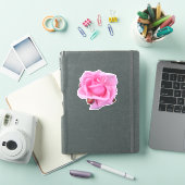 Roze Roos Foto Sticker (iPad Cover)
