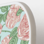 Roze Roos Garden Bouquet Patroon Pickleball Paddle (Links Detail)