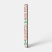 Roze Roos Garden Bouquet Patroon Samsung Galaxy Hoesje (Linkerkant)