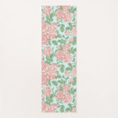 Roze Roos Garden Bouquet Patroon Yogamat (Voorkant)