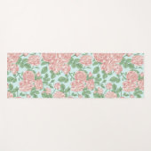 Roze Roos Garden Bouquet Patroon Yogamat (Voorkant (horizontaal))