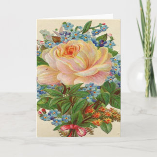 Roze Roos, Gelukkige Verjaardag Moeder Kaart