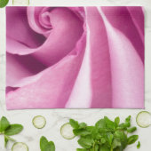 Roze Roos Gevouwen tot perfectie - Handdoek (Gevouwen)