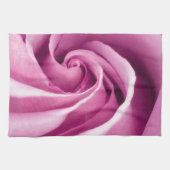 Roze Roos Gevouwen tot perfectie - Handdoek (Horizontaal)