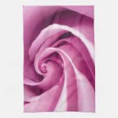 Roze Roos Gevouwen tot perfectie - Handdoek (Verticaal)
