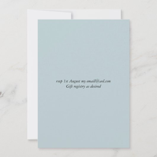 Roze Roos Glitter Het Is Een Meisje Baby Shower (Achterkant)