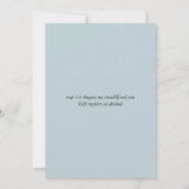 Roze Roos Glitter Het Is Een Meisje Baby Shower Kaart (Achterkant)