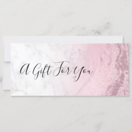 Roze roos goud glitter marmer make-up kunstenaar