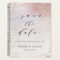 Roze & Roos Goud Save the Date Wedding Planner
