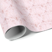 Roze + Roos Goud Whimsigothic Wrapping Papier (Rol Hoek)