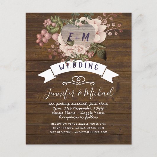 Roze Roos gouden bruiloft (Voorkant)