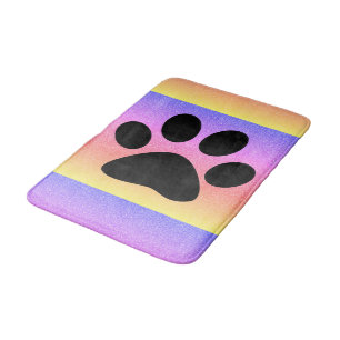 Roze Roos goudroze gele lichterij Badmat