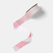 Roze roos grosgrain lint (Achterkant)