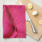 Roze Roos Ik Hou Van Jou Moeder Theedoek (Quarter Fold)