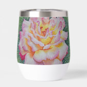 Roze Roos in de Lente (Achterkant)