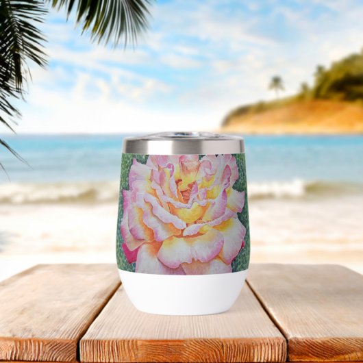 Roze Roos in de Lente (Strand (Gedraaid)  )