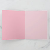 Roze roos in de tuin - Hongaarse naamdag Kaart (Binnen)