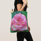  Roze Roos in een Garden Art Canvas tas (Dichtbij)