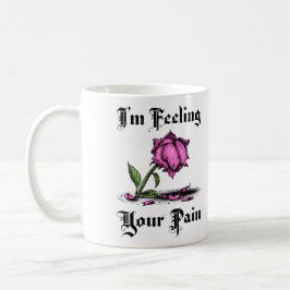 Roze Roos in Wanhoop Koffiemok