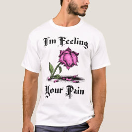 Roze Roos in Wanhoop T-shirt