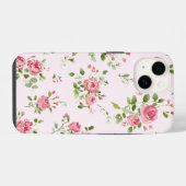Roze Roos iPhone Hoesje (Achterkant horizontaal)