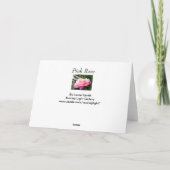 Roze Roos Kaart (Achterkant)