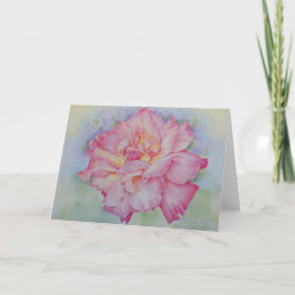 Roze Roos Kaart