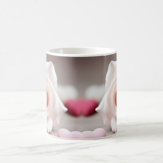 Roze Roos Kalmerend Koffiemok (Center)