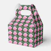 Roze Roos Knop Favor Doos Bedankdoosjes (Achterkant)