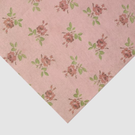 Roze  roos Koolstofkolenpapier Tissuepapier (Detail)