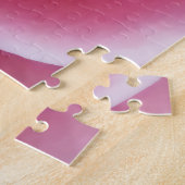 Roze roos lente tuin bloem romantische bloemen legpuzzel (Zijkant)