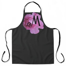  roze roos M monogram aanpasbare bloemen