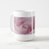 Roze Roos Macro Koffiemok (Voorkant links)