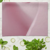 Roze Roos Macro Theedoek (Gevouwen)