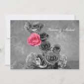 Roze Roos met Monogram (Voorkant)