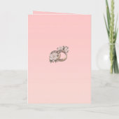 Roze Roos Methodistenkruis en Vlam (Achterkant)