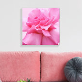  roze roos modern stijlvol abstract bloemen canvas afdruk (Insitu (Woonkamer))
