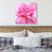  roze roos modern stijlvol abstract bloemen canvas afdruk (Insitu (Slaapkamer))