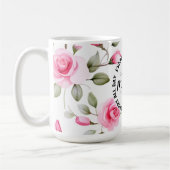 Roze Roos Moederdag Koffiemok (Links)