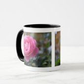 roze roos mok (Voorkant links)