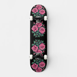 Roze Roos Mooie Bloemen Persoonlijk Skateboard