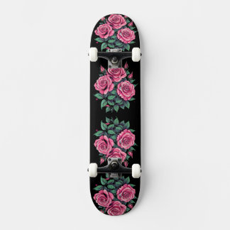 Roze Roos Mooie Bloemen Persoonlijk Skateboard