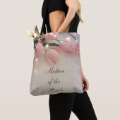Roze Roos Mother of the Bride Tote Bag (Dichtbij)
