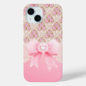  Roze Roos Naadloos Patroon Case-Mate iPhone Case (Achterkant)