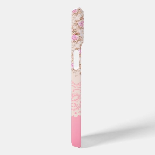  Roze Roos Naadloos Patroon Case-Mate iPhone Case (Achterkant / Rechts)