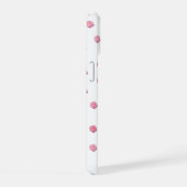 Roze Roos Patroon Hoesje iPhone 15 Case (Rechterkant)