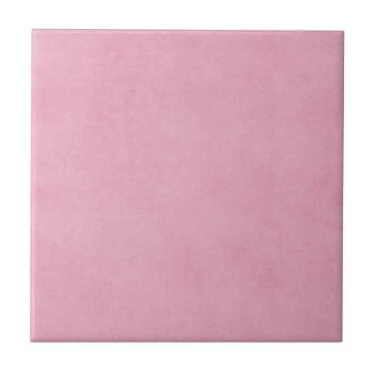 roze Roos, perkamentachtergrondverlichting Tegeltje (Voorkant)