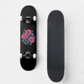 Roze Roos Persoonlijk Skateboard (Voorkant)